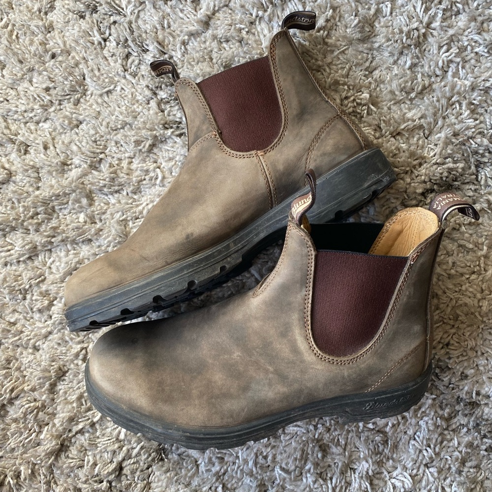 Brown Leather Blundstone Boots US10